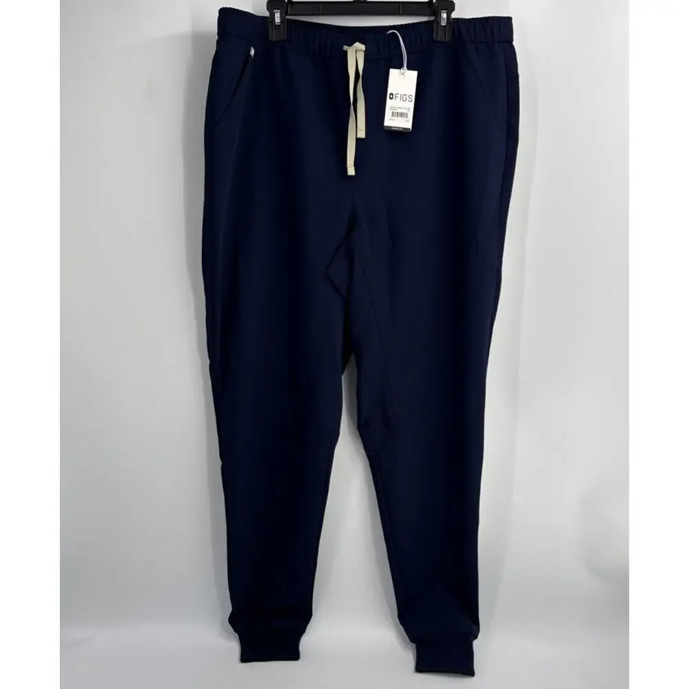 Figs Tansen Jogger‎ Scrub Pants Mens 2XL Navy Blue